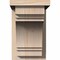 Ekena Millwork Pescadero Smooth Corbel w/Backplate, Douglas Fir, 7 1/2"W x 12"D x 12"H COR08X12X12PEC01SDF - alternate 4